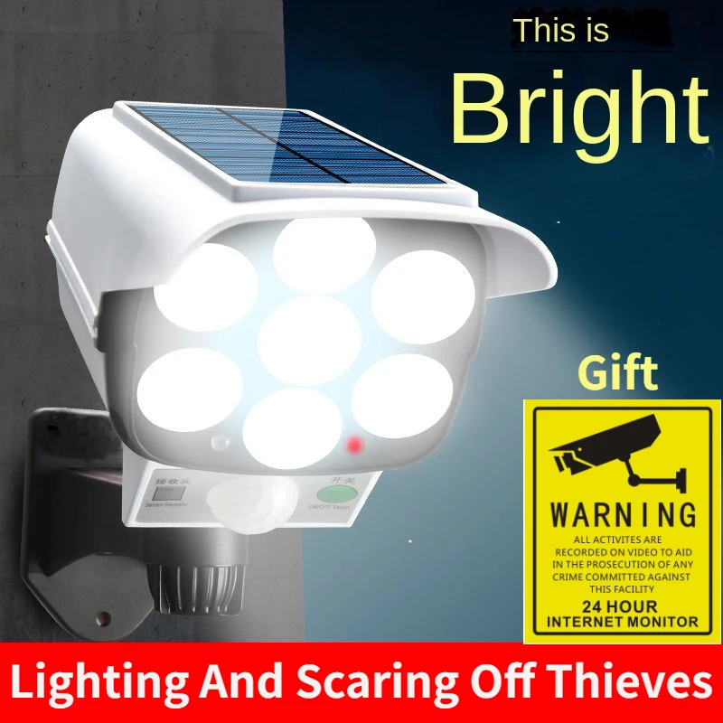 Home Security Items - Outdoor Solar Light Motion Sensor Security