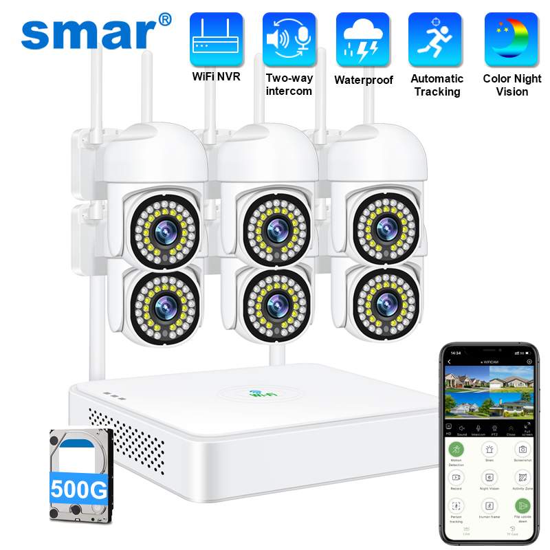 Home Security Items - Smar 3MP Wireless CCTV Security Camera
