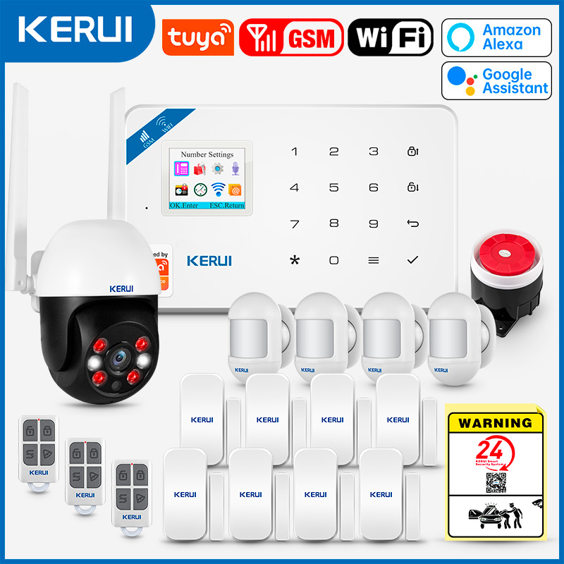 KERUI W181 Tuya Smart WIFI GSM - Home Security Front Door Camera review and price
