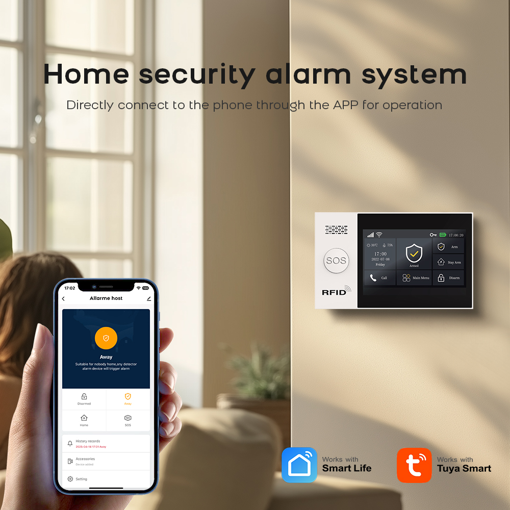 PG-107 Tuya Wireless Home WIFI - Sim Gsm Alarm review and price