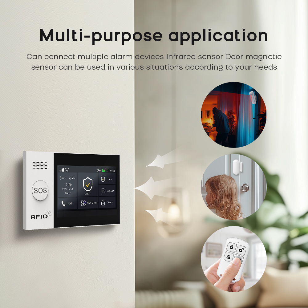 PG-107 Tuya Wireless Home WIFI - Sim Gsm Alarm review and price