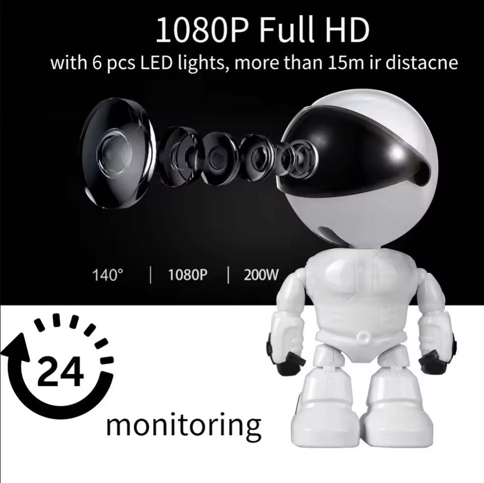 Smart Robot WiFi IP Camera 108 - Home Security Robots review and price