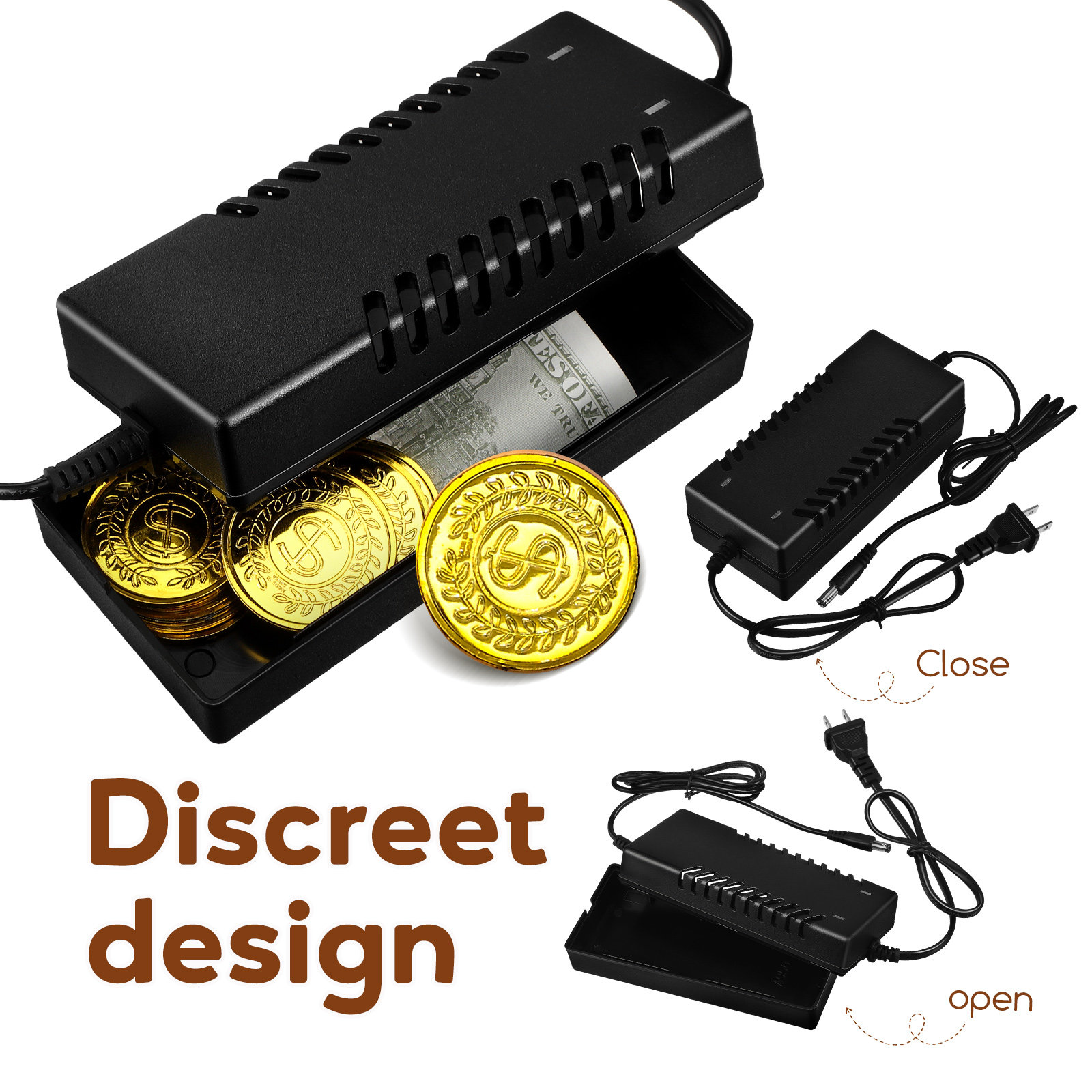 Hidden Money Box Fake Charger  - Home Security Items review and price