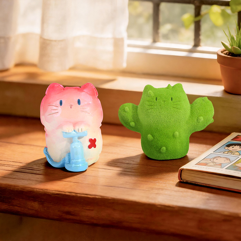Cute Cat Blind Box Figure Resi - Home Security Items review and price