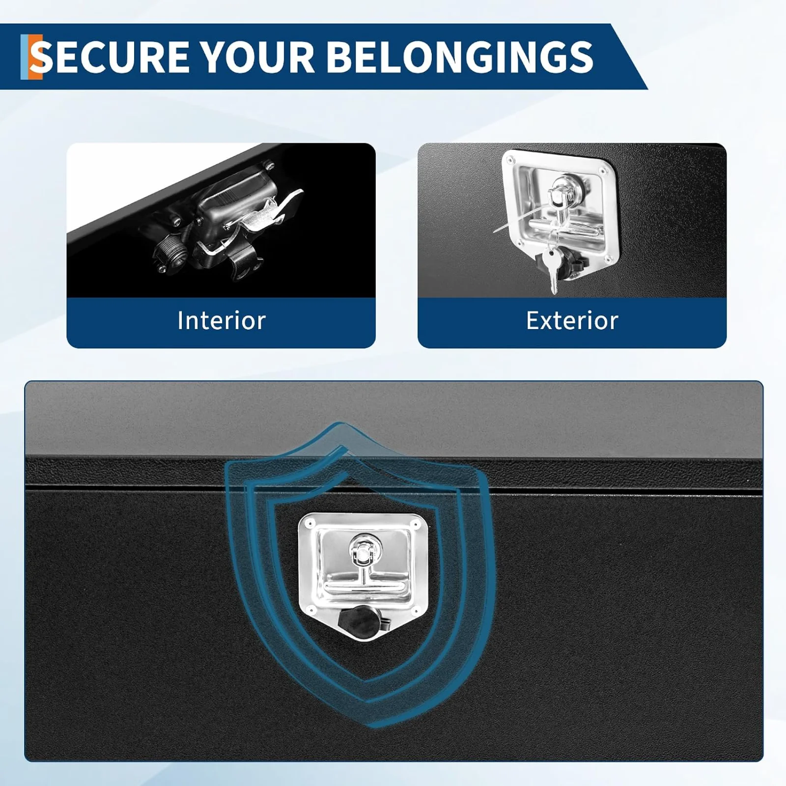Heavy Duty Black Steel Truck B - Home Security Box review and price