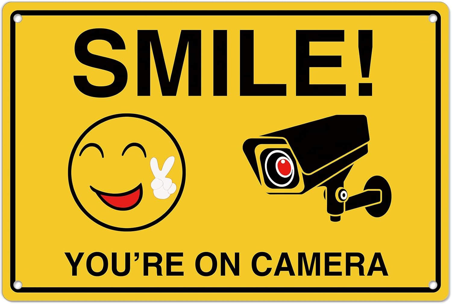 Smile Youre On Camera Signs ;  - Home Security Items review and price