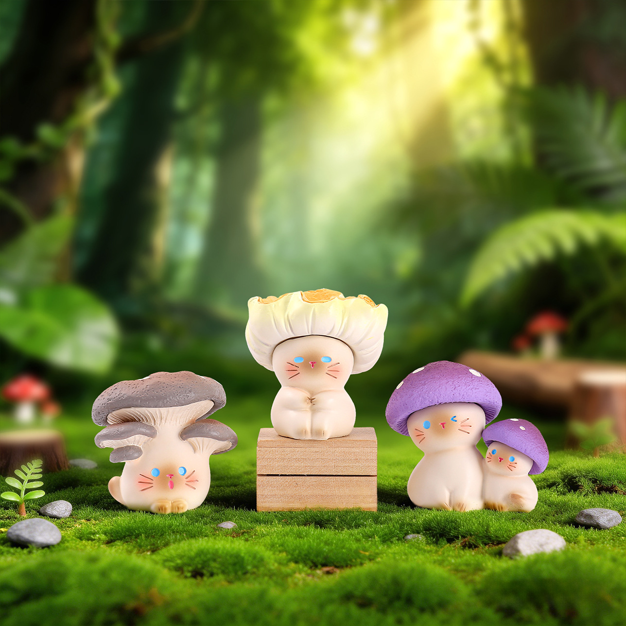 Mushroom Meow Blind Box Cute C - Home Security Items review and price
