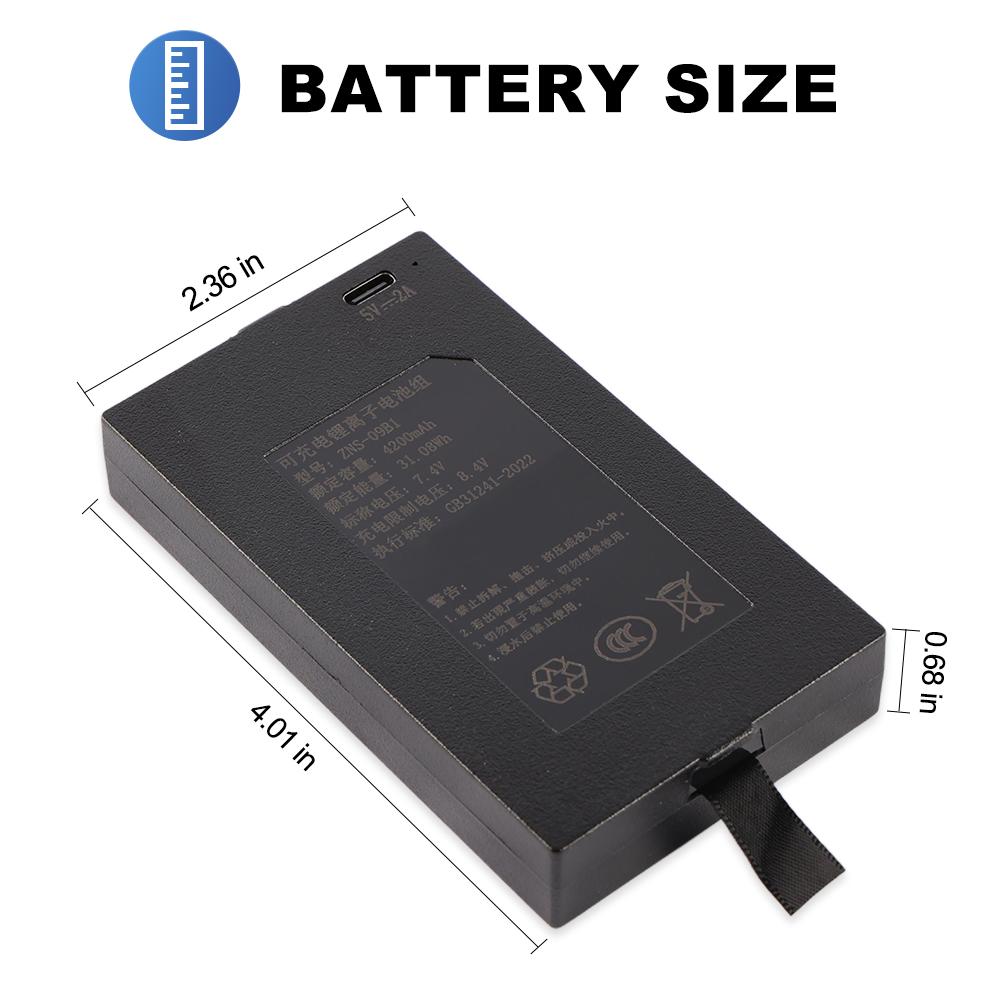 ZNS-09B1 4200mAh C+C- P-P+ Rep - Home Security Battery Replacement review and price